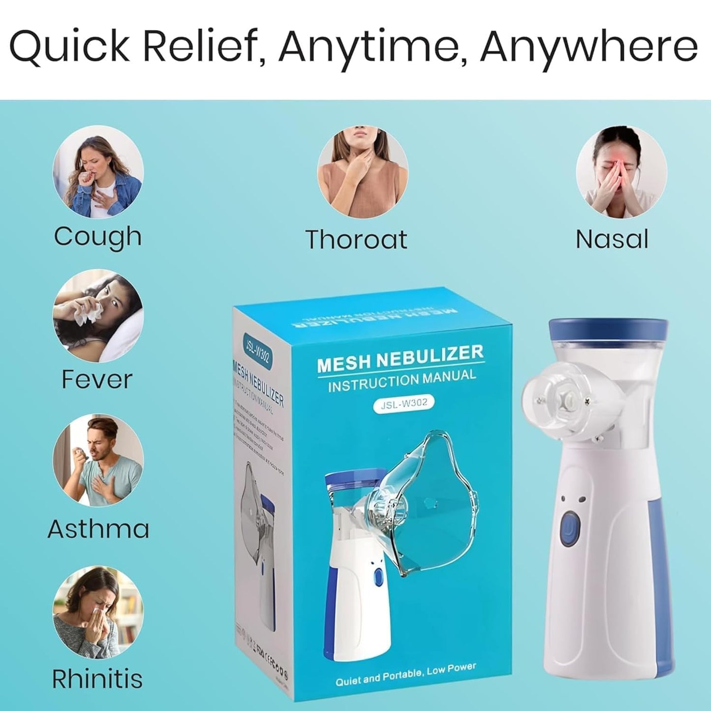 Portable Nebulizer & Humidifier for Baby & Adults