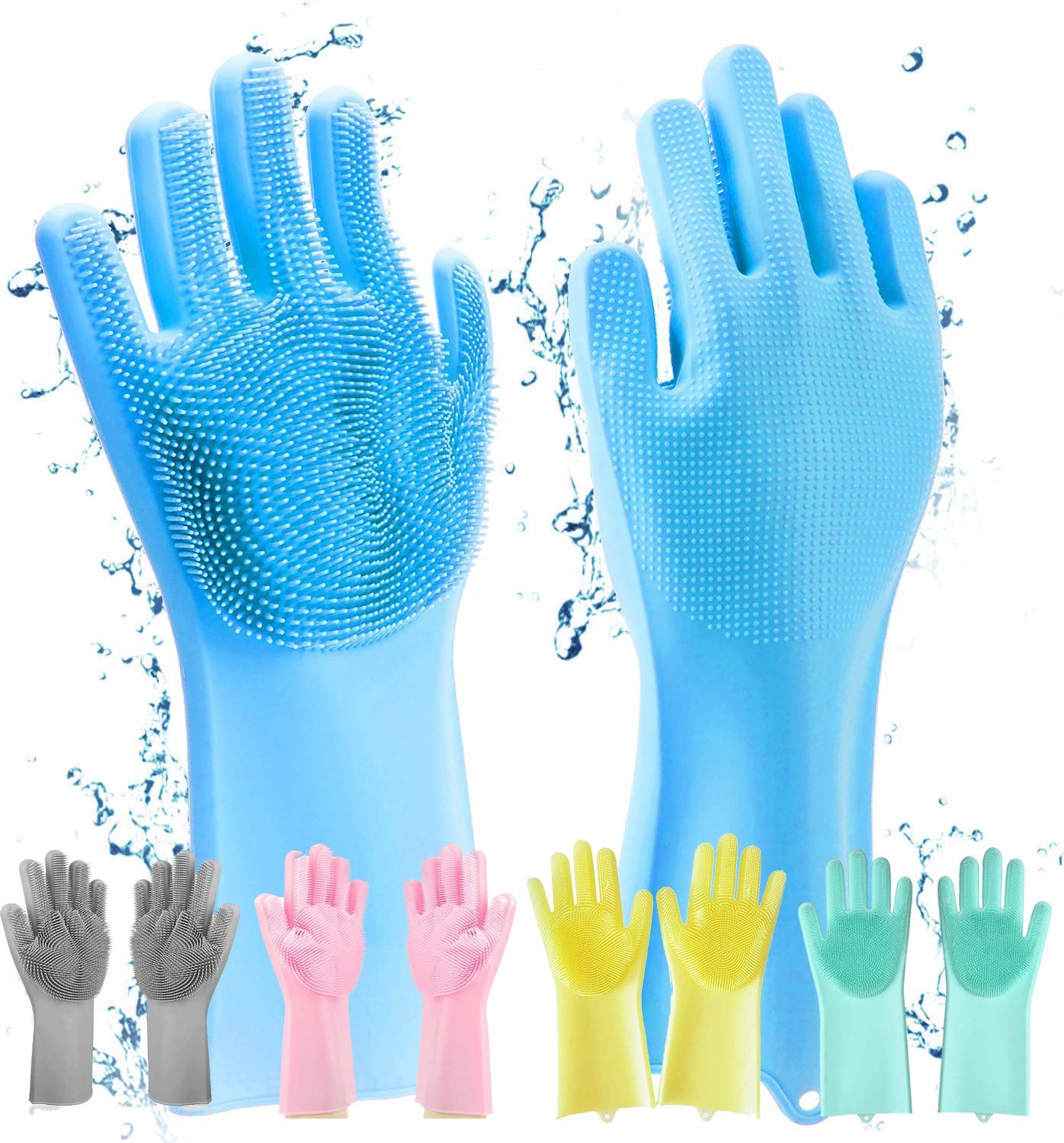 Magic Silicone Cleaning Hand Gloves for Kitchen